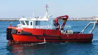 Diving Support Vessel with deck crane & A Frame