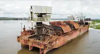 South America / Transfer Barge W/ Cranes