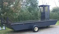 23'6 x 8' x 30" Steel Work Barge - Built to order